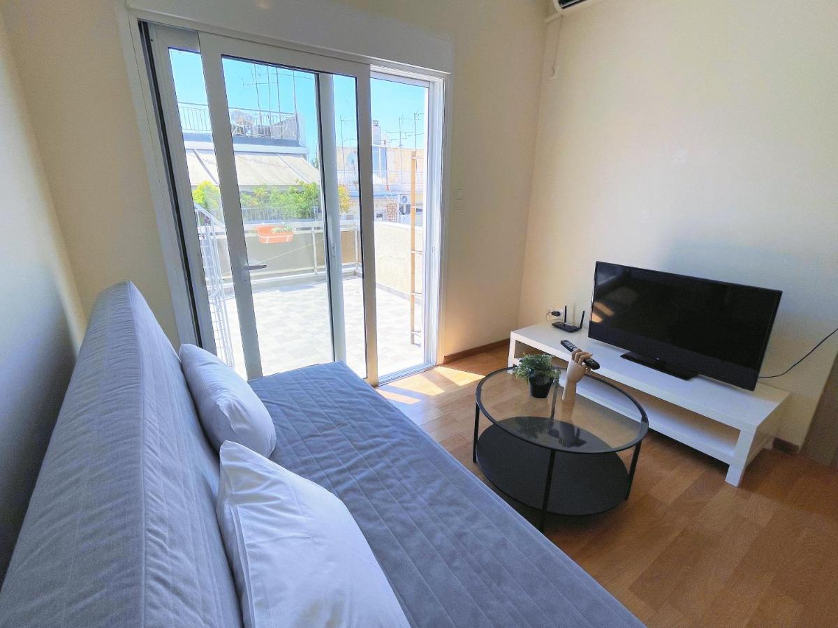 Wsd Luxury Stylish 1Bd Apt With City View Balcony 아테네 외부 사진