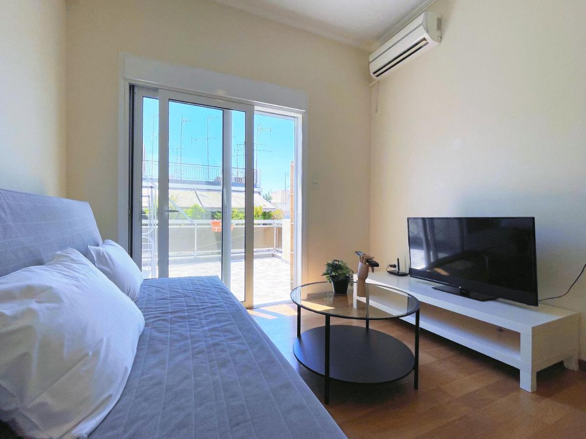 Wsd Luxury Stylish 1Bd Apt With City View Balcony 아테네 외부 사진